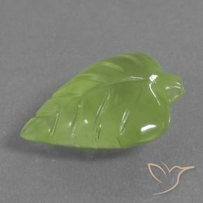 Prehnite Verde lime naturale da 9.92 ct, Taglio a fantasia, Trasparente