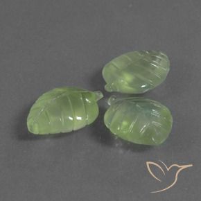 Gemme di Prehnite Verde lime chiaro naturale da 21.73 ct, Taglio a fantasia, Trasparente