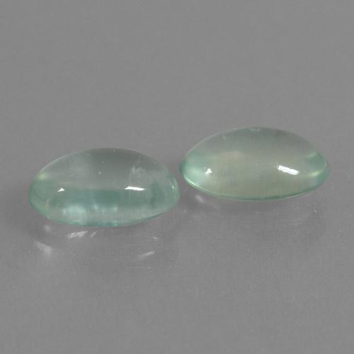 Gemme di Prehnite Verde Menta Chiaro naturale da 3.57 ct, Ovale, Traslucido