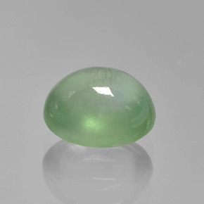 Prehnite Verde naturale da 1.92 ct, Taglio ovale, Traslucido