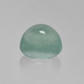 Prehnite naturale verde da 2,48 ct, taglio ovale, traslucido