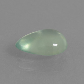 Prehnite Verde naturale da 1.70 ct, Forma a pera, Traslucido