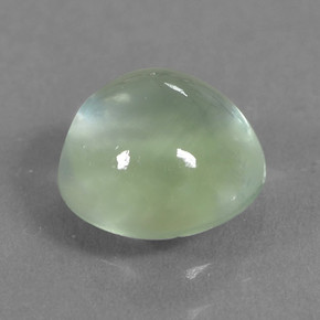 Prehnite Verde naturale da 1.60 ct, Taglio rotondo, Traslucido