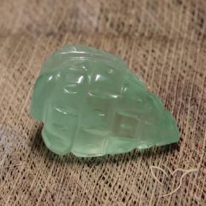 Prehnite Verde chiaro naturale da 24.98 ct, Taglio a fantasia, Traslucido
