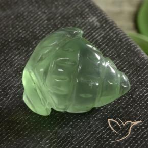 Prehnite Verde medio naturale da 16.31 ct, Taglio a fantasia, Traslucido