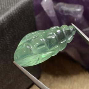 Prehnite Verde naturale da 20.96 ct, Forma fantasia, Traslucido