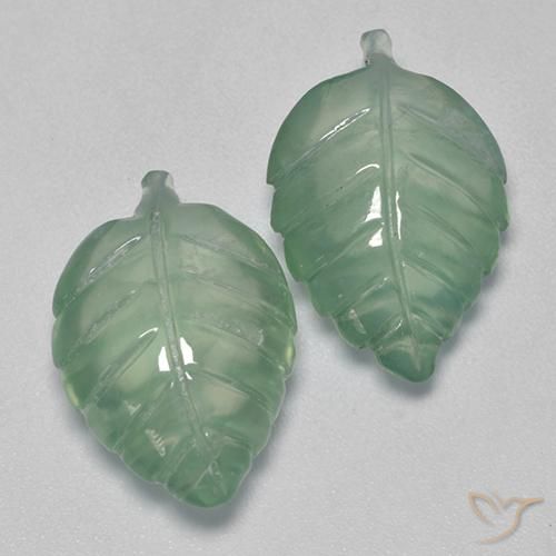 Gemme di Prehnite Menta verde naturale da 15.01 ct, Taglio a fantasia, Trasparente