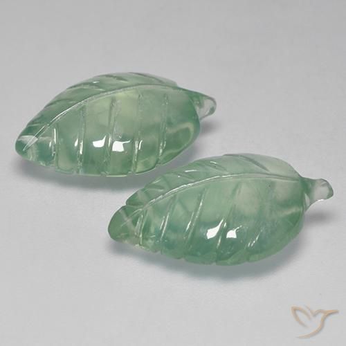 Gemme di Prehnite Menta verde naturale da 15.01 ct, Taglio a fantasia, Trasparente