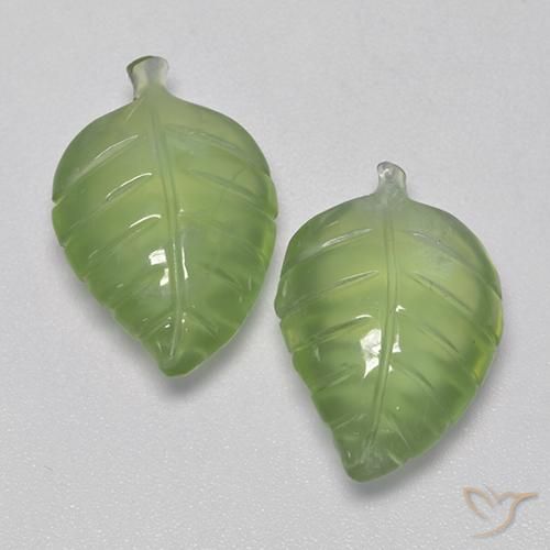 13.56ctw Naturale Giallo verde Prehnite, Taglio a fantasia, Trasparente
