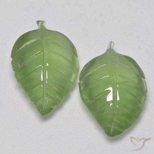 15.75ctw Naturale Verde caldo Prehnite, Taglio a fantasia, Trasparente