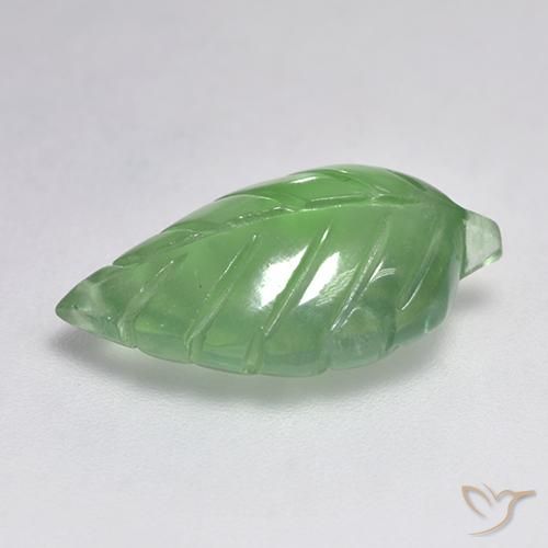 Prehnite Pera Verde naturale da 7.19 ct, Taglio a fantasia, Trasparente