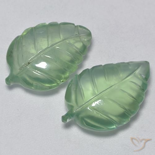 Gemme di Prehnite Verde caldo naturale da 14.38 ct, Taglio a fantasia, Trasparente