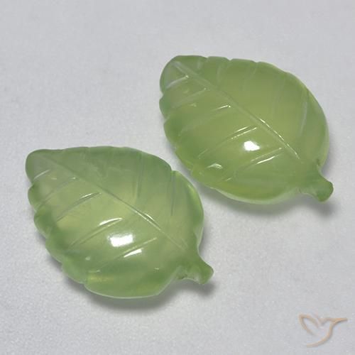 Gemme di Prehnite Pera Verde naturale da 10.37 ct, Taglio a fantasia, Trasparente