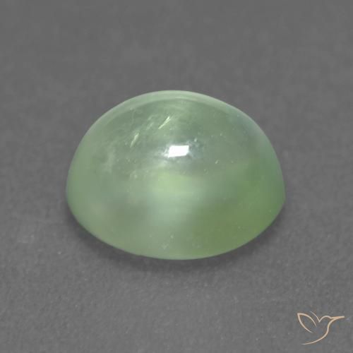 Prehnite Giallo chiaro Verde naturale da 2.04 ct, Ovale, Trasparente