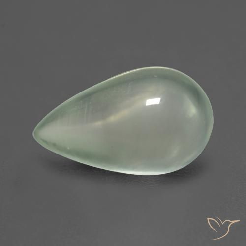 Prehnite Verde molto chiaro naturale da 2.58 ct, Forma a pera, Trasparente