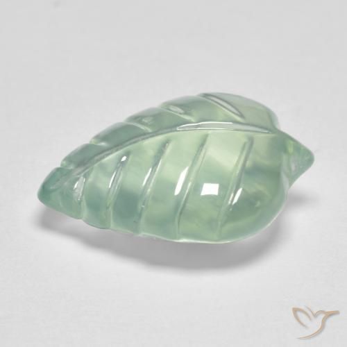 Prehnite Giallo chiaro Verde naturale da 5.48 ct, Taglio a fantasia, Trasparente