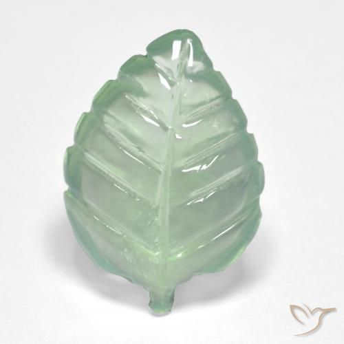 5.49ct Naturale Verde molto chiaro Prehnite, Taglio a fantasia, Trasparente