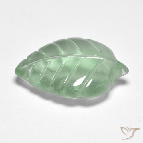 Prehnite Verde molto chiaro naturale da 5.49 ct, Taglio a fantasia, Trasparente