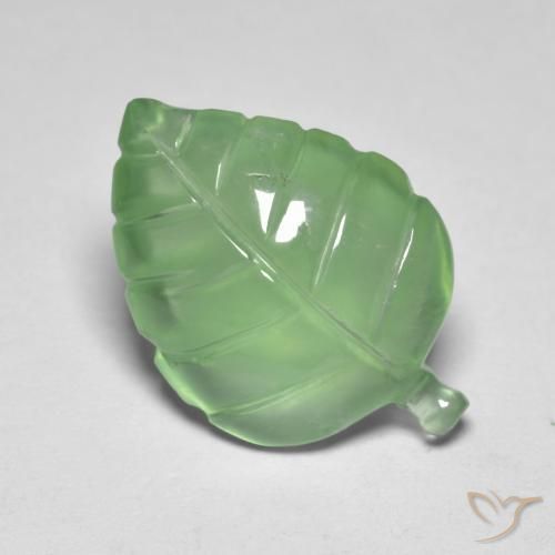 Prehnite Giallo verde naturale da 6.73 ct, Taglio a fantasia, Trasparente