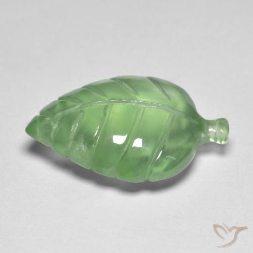 Prehnite Giallo verde naturale da 6.73 ct, Taglio a fantasia, Trasparente