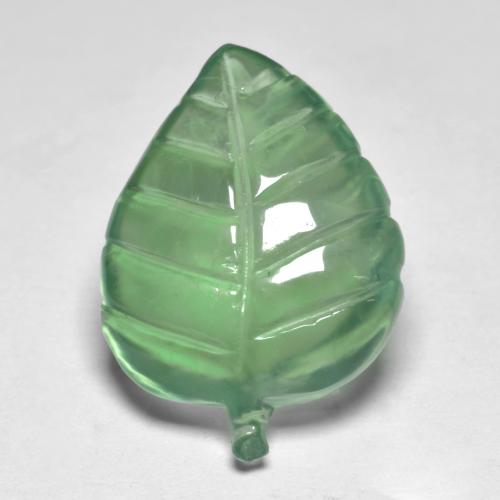 Prehnite Verde caldo naturale da 8.50 ct, Forma fantasia, Trasparente