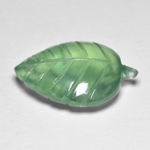 Prehnite Verde caldo naturale da 8.50 ct, Forma fantasia, Trasparente