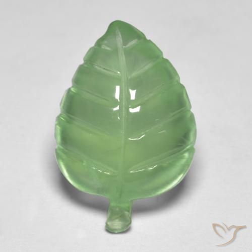 7.90ct Naturale Verde lime Prehnite, Taglio a fantasia, Trasparente