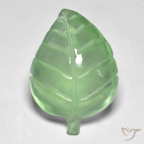 9.00ct Naturale Verde lime Prehnite, Taglio a fantasia, Trasparente