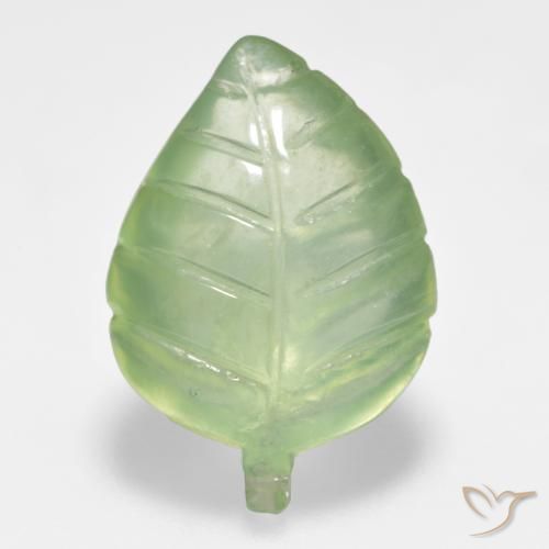 8.89ct Naturale Giallo verde Prehnite, Taglio a fantasia, Trasparente
