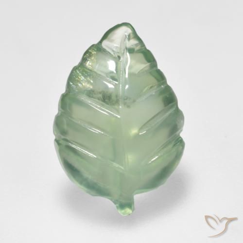 3.70ct Naturale Giallo chiaro Verde Prehnite, Taglio a fantasia, Trasparente