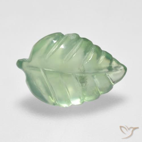 Prehnite Giallo chiaro Verde naturale da 3.70 ct, Taglio a fantasia, Trasparente