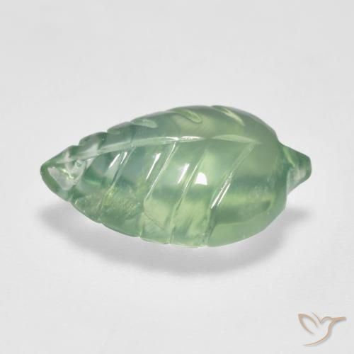 Prehnite Giallo chiaro Verde naturale da 3.70 ct, Taglio a fantasia, Trasparente