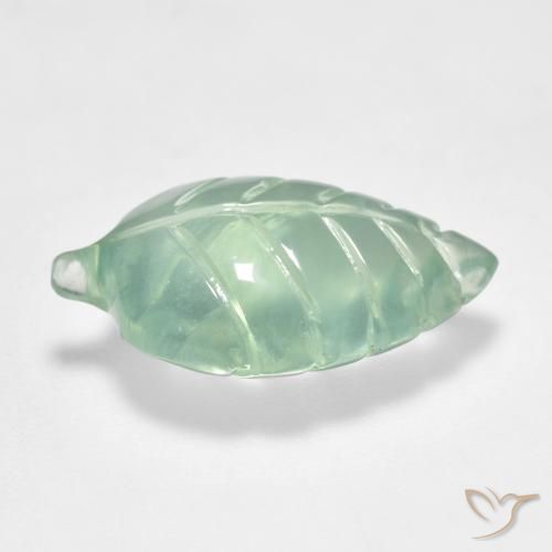 Prehnite Giallo chiaro Verde naturale da 6.27 ct, Taglio a fantasia, Trasparente