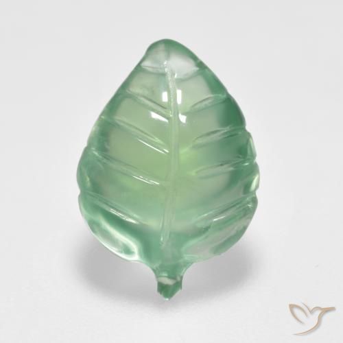 5.43ct Naturale Verde freddo Prehnite, Taglio a fantasia, Trasparente