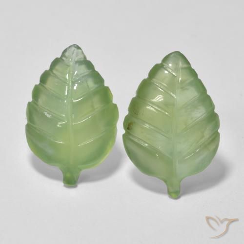13.11ctw Naturale Verde lime Prehnite, Taglio a fantasia, Trasparente