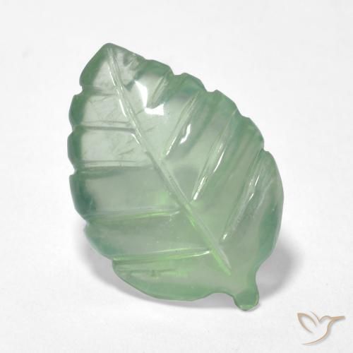 Prehnite Verde Pera Chiaro naturale da 5.25 ct, Taglio a fantasia, Trasparente
