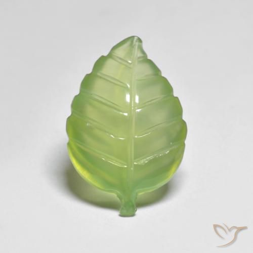 8.83ct Naturale Verde chiaro e vivace Prehnite, Taglio a fantasia, Trasparente