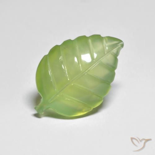 Prehnite Verde chiaro e vivace naturale da 8.83 ct, Taglio a fantasia, Trasparente