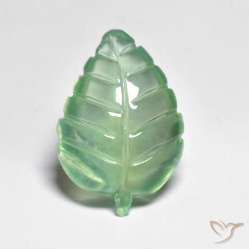 7.40ct Naturale Verde chiaro Prehnite, Taglio a fantasia, Trasparente