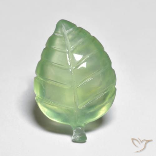 9.68ct Naturale Giallo verde Prehnite, Taglio a fantasia, Trasparente