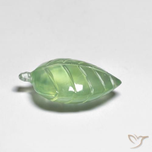 Prehnite Giallo verde naturale da 9.68 ct, Taglio a fantasia, Trasparente