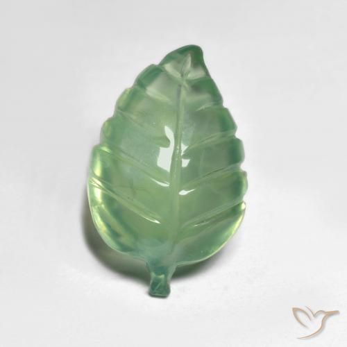 5.76ct Naturale Verde chiaro Prehnite, Taglio a fantasia, Traslucido