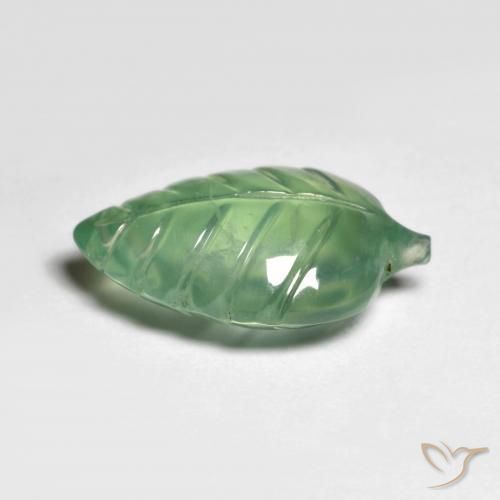Prehnite Verde chiaro naturale da 5.76 ct, Taglio a fantasia, Traslucido