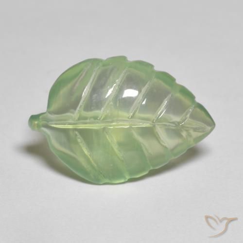 7.31ct Naturale Giallo verde Prehnite, Taglio a fantasia, Trasparente