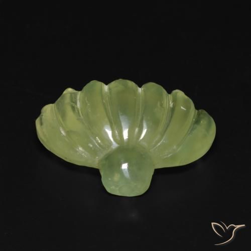 10.00ct Naturale Verde lime Prehnite, Taglio a fantasia, Traslucido