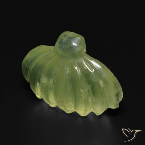 Prehnite Verde lime naturale da 10.00 ct, Taglio a fantasia, Traslucido