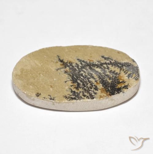 Psilomelano Dendrite Multicolore naturale da 34.95 ct, Ovale, Opaco