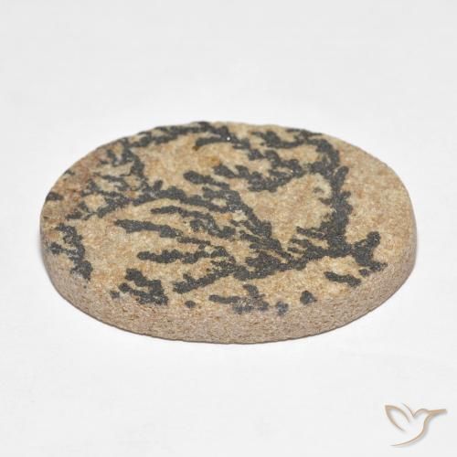 Psilomelano Dendrite Multicolore naturale da 36.26 ct, Ovale, Opaco
