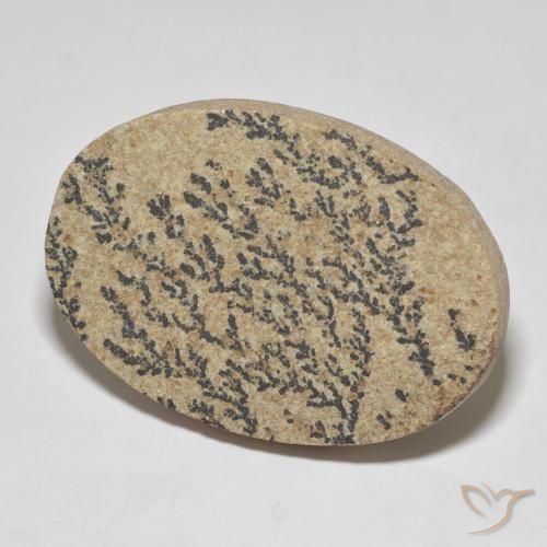 Psilomelano Dendrite Multicolore naturale da 46.04 ct, Ovale, Opaco