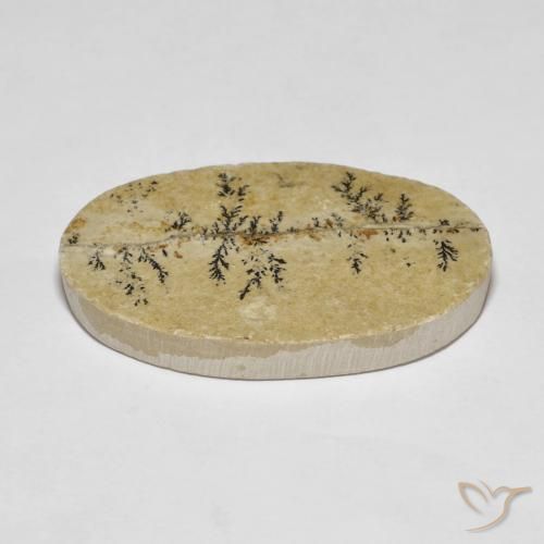 Psilomelano Dendrite Multicolore naturale da 33.47 ct, Ovale, Opaco